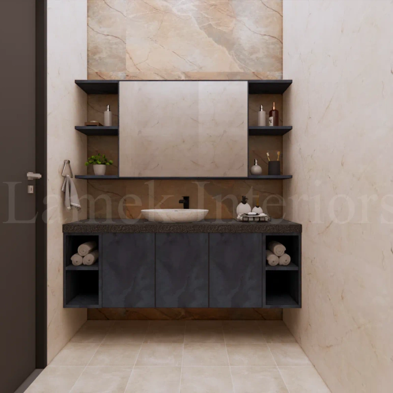 Bathroom Vanity interior design - bathroom vanity 01 by Lamek Interiors