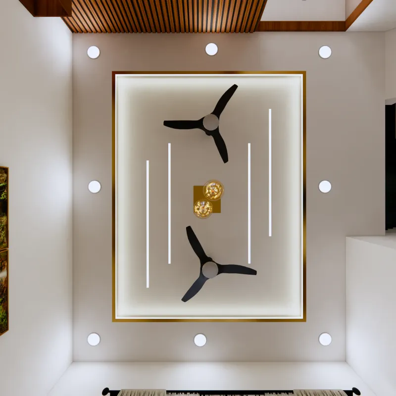 False ceiling and lighting installed by Lamek Interiors