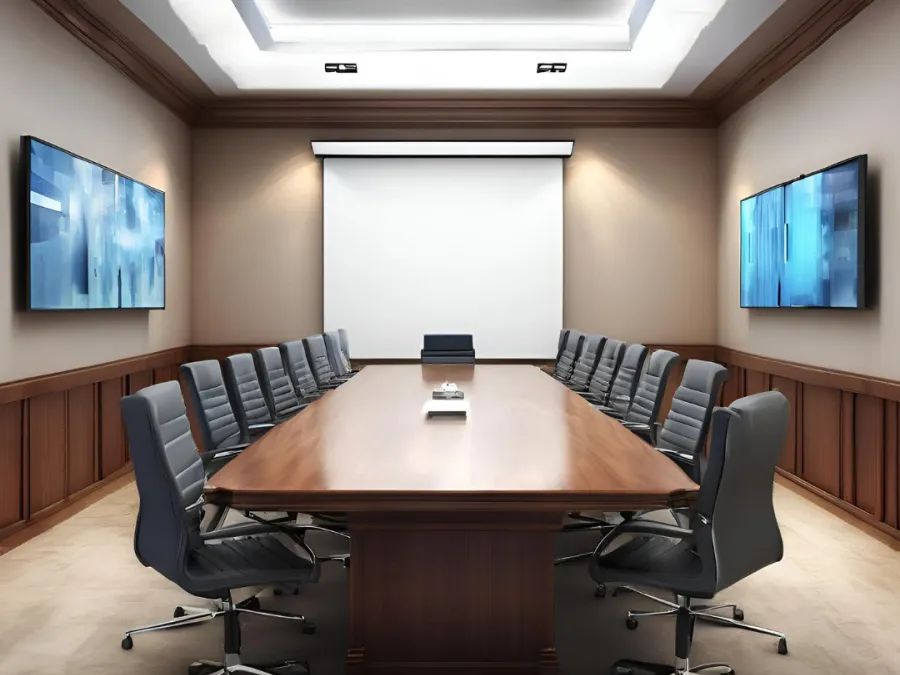 Conference Room interior design by Lamek Interiors, Chennai