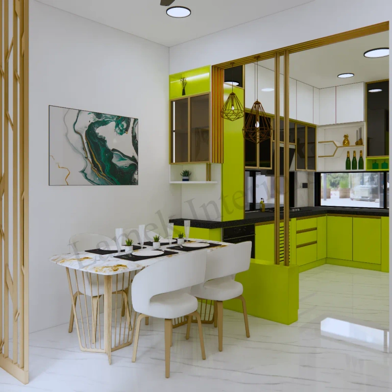 Dining Area interior design - dining area 02 by Lamek Interiors