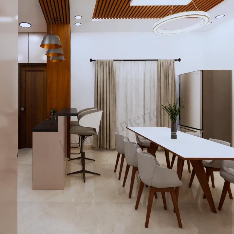 Dining Area interior design - dining area 04 by Lamek Interiors