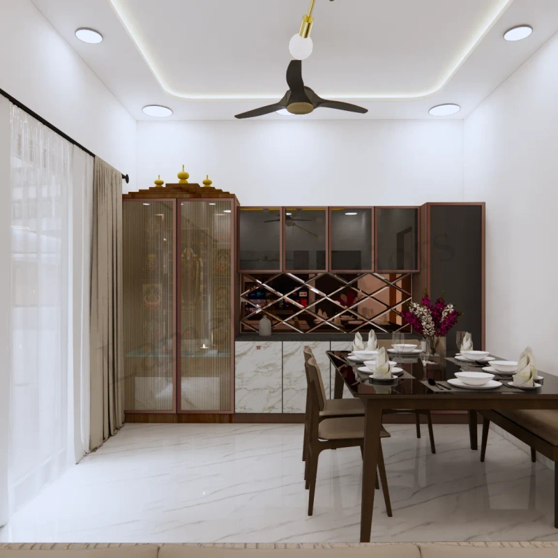 Dining Area interior design - dining area 05 by Lamek Interiors