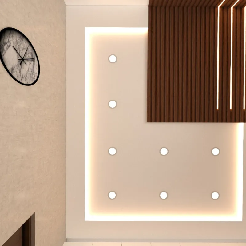 False ceiling and lighting installed by Lamek Interiors