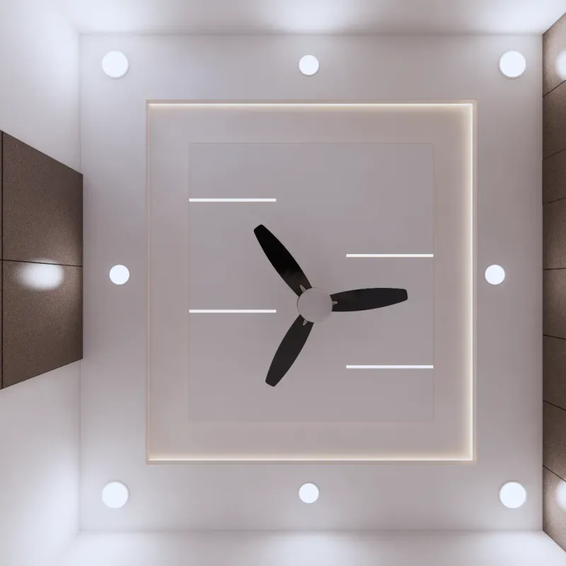 False ceiling and lighting installed by Lamek Interiors