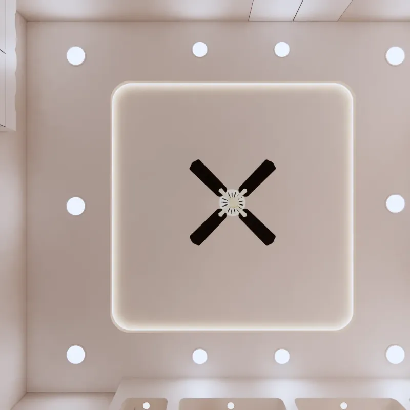 False ceiling and lighting installed by Lamek Interiors