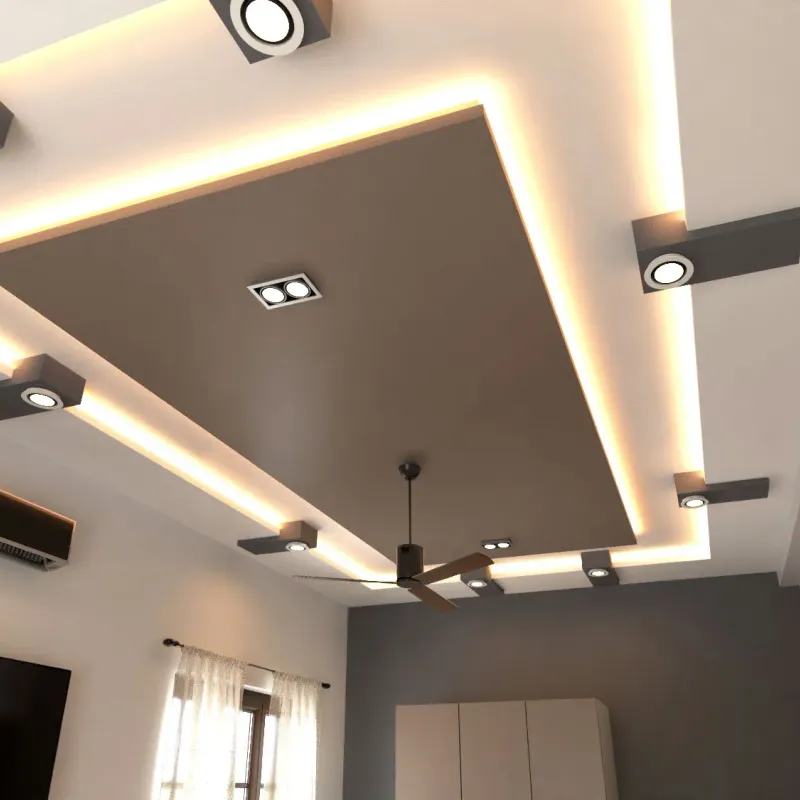 False ceiling and lighting installed by Lamek Interiors