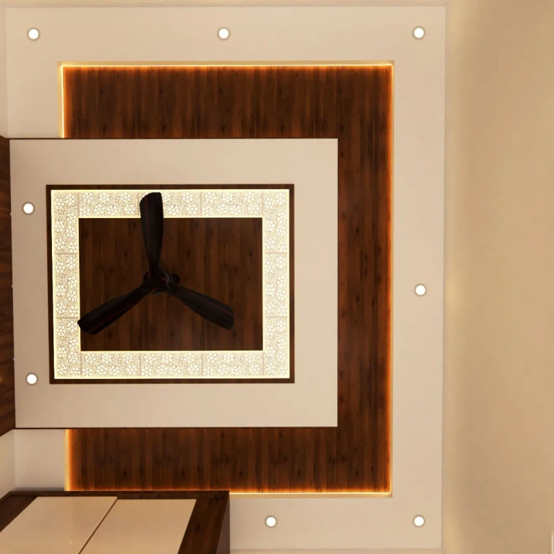 False Ceiling interior design - false ceiling 14 by Lamek Interiors