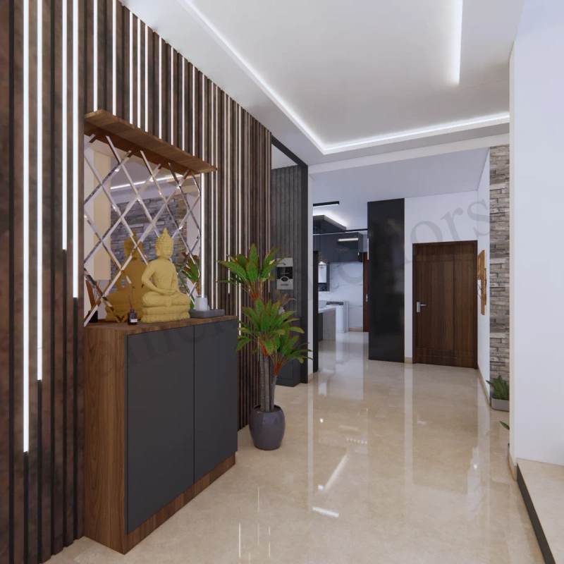 Foyer interior design - foyer 02 by Lamek Interiors