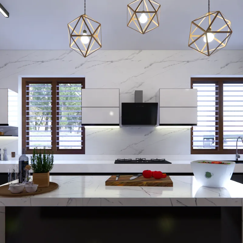 Modular kitchen built by Lamek Interiors
