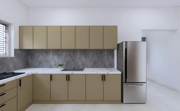 Modular Kitchen interior design by Lamek Interiors, Chennai