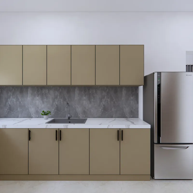 Modular kitchen built by Lamek Interiors
