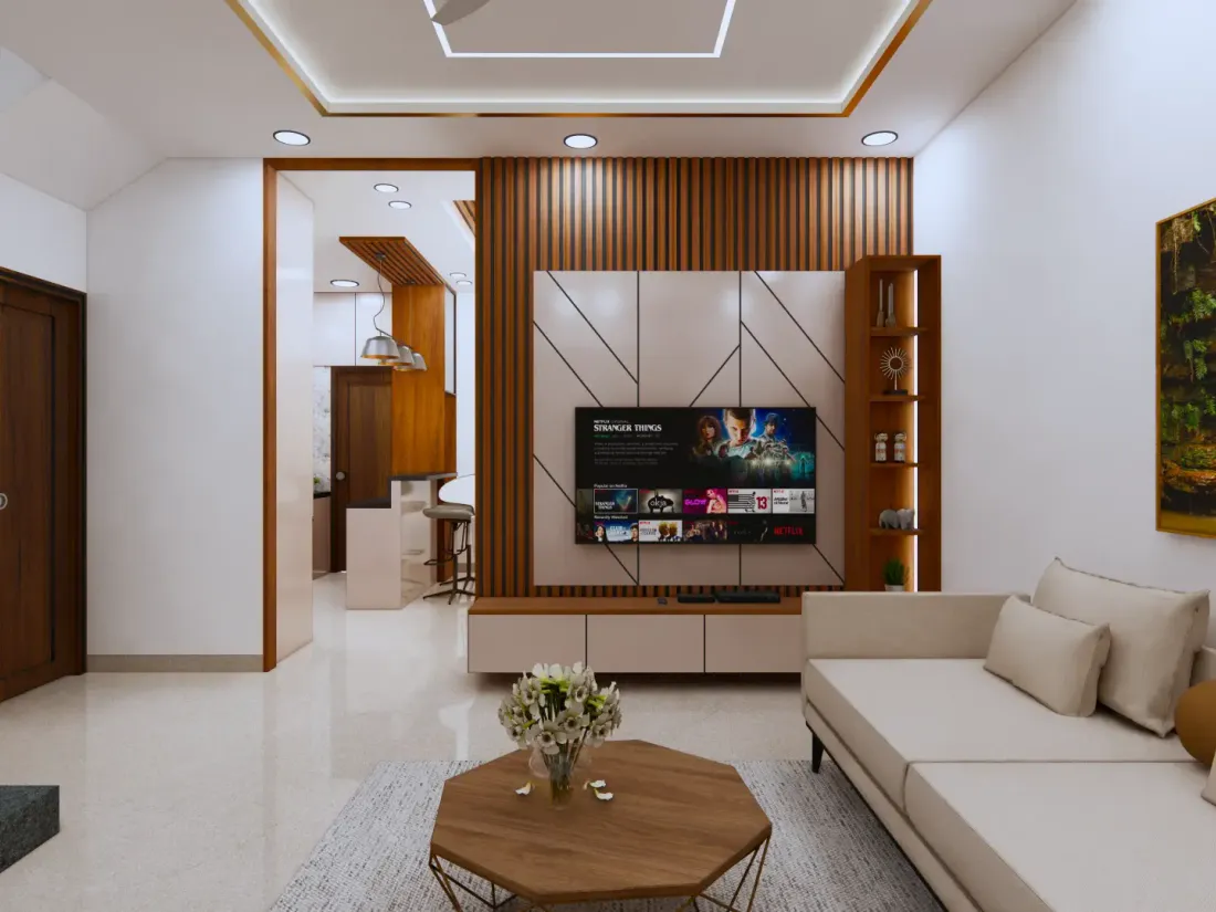 A finished Lamek Interiors living space