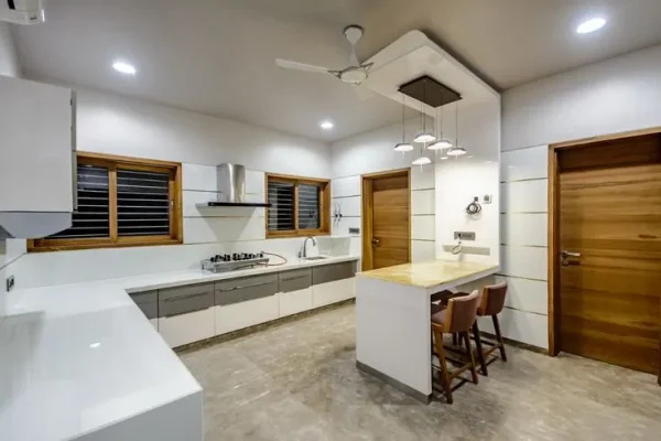 Modular Kitchen interior design by Lamek Interiors, Chennai