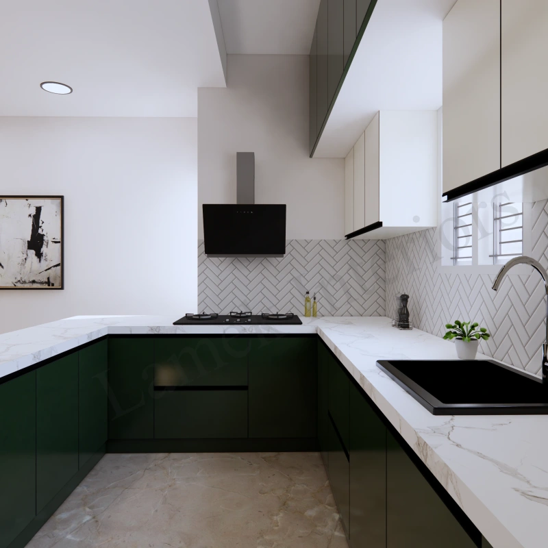 Modular Kitchen interior design - modular kitchen 08 by Lamek Interiors