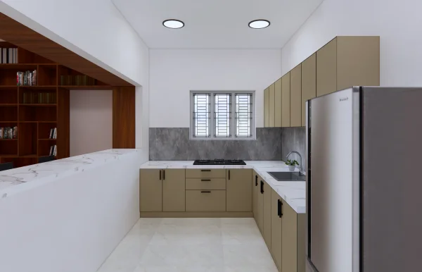 Modular Kitchen interior design by Lamek Interiors, Chennai