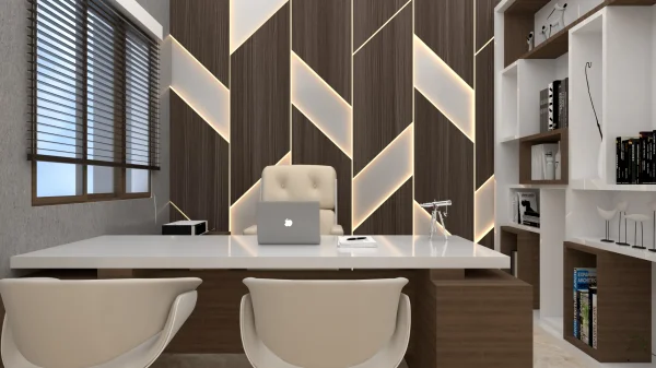 Office interior design by Lamek Interiors, Chennai