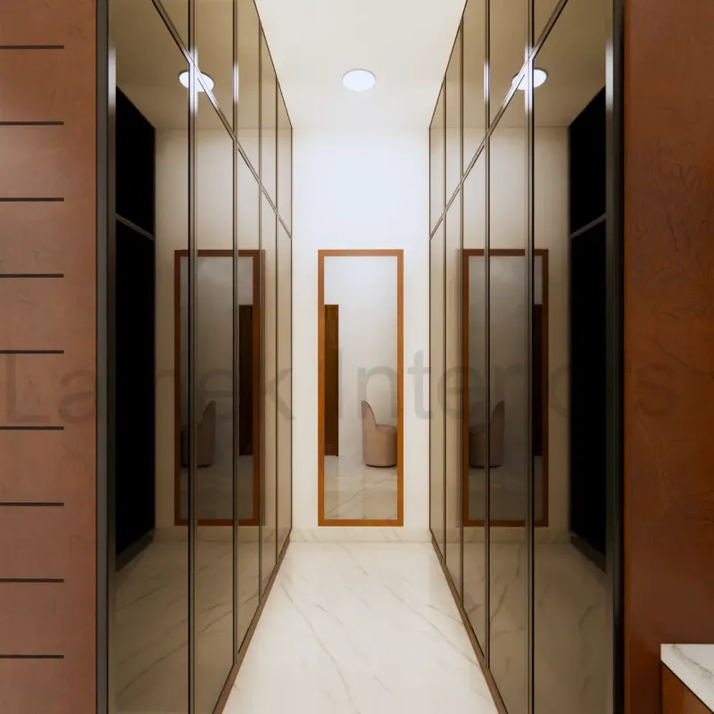 Fitted wardrobe built by Lamek Interiors