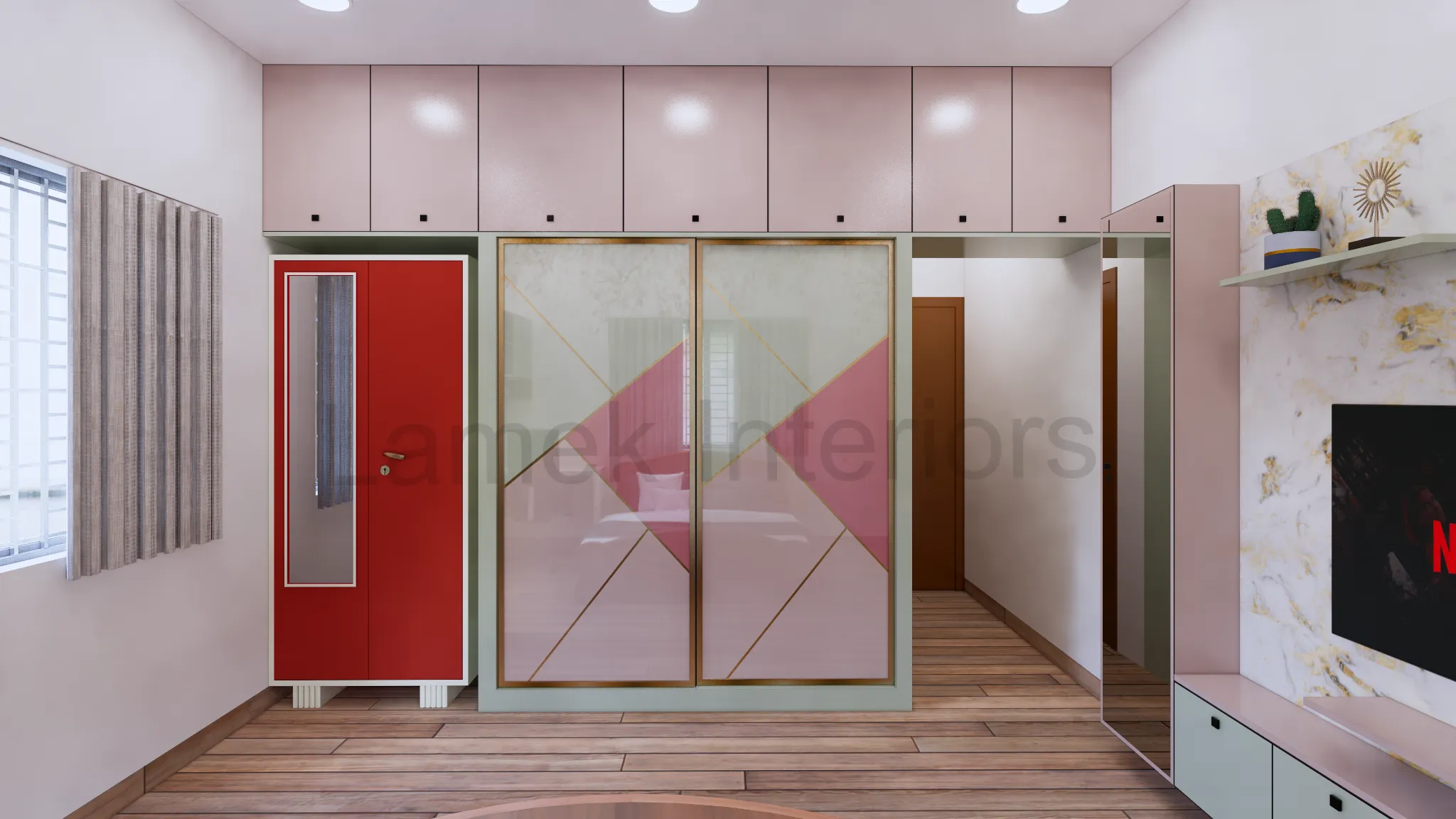 Wardrobe and storage by Lamek Interiors