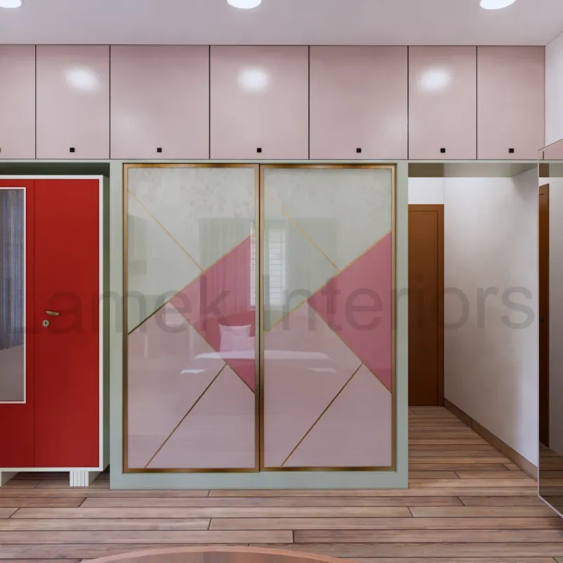 Fitted wardrobe built by Lamek Interiors