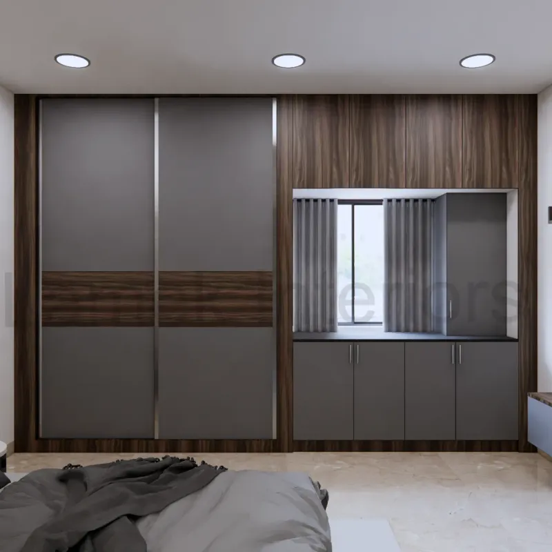 Fitted wardrobe built by Lamek Interiors