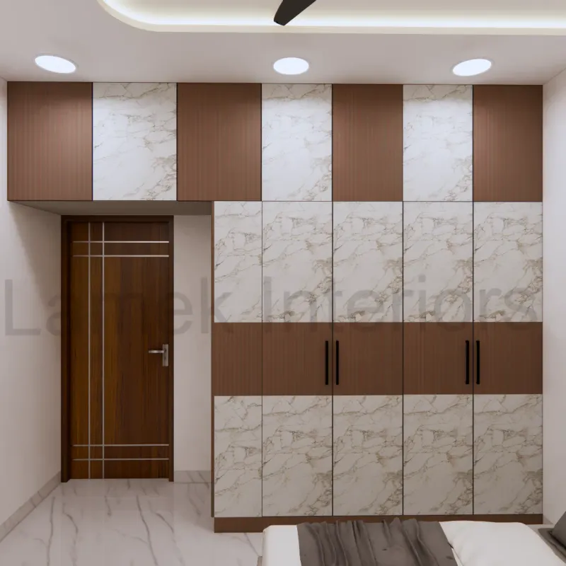 Fitted wardrobe built by Lamek Interiors