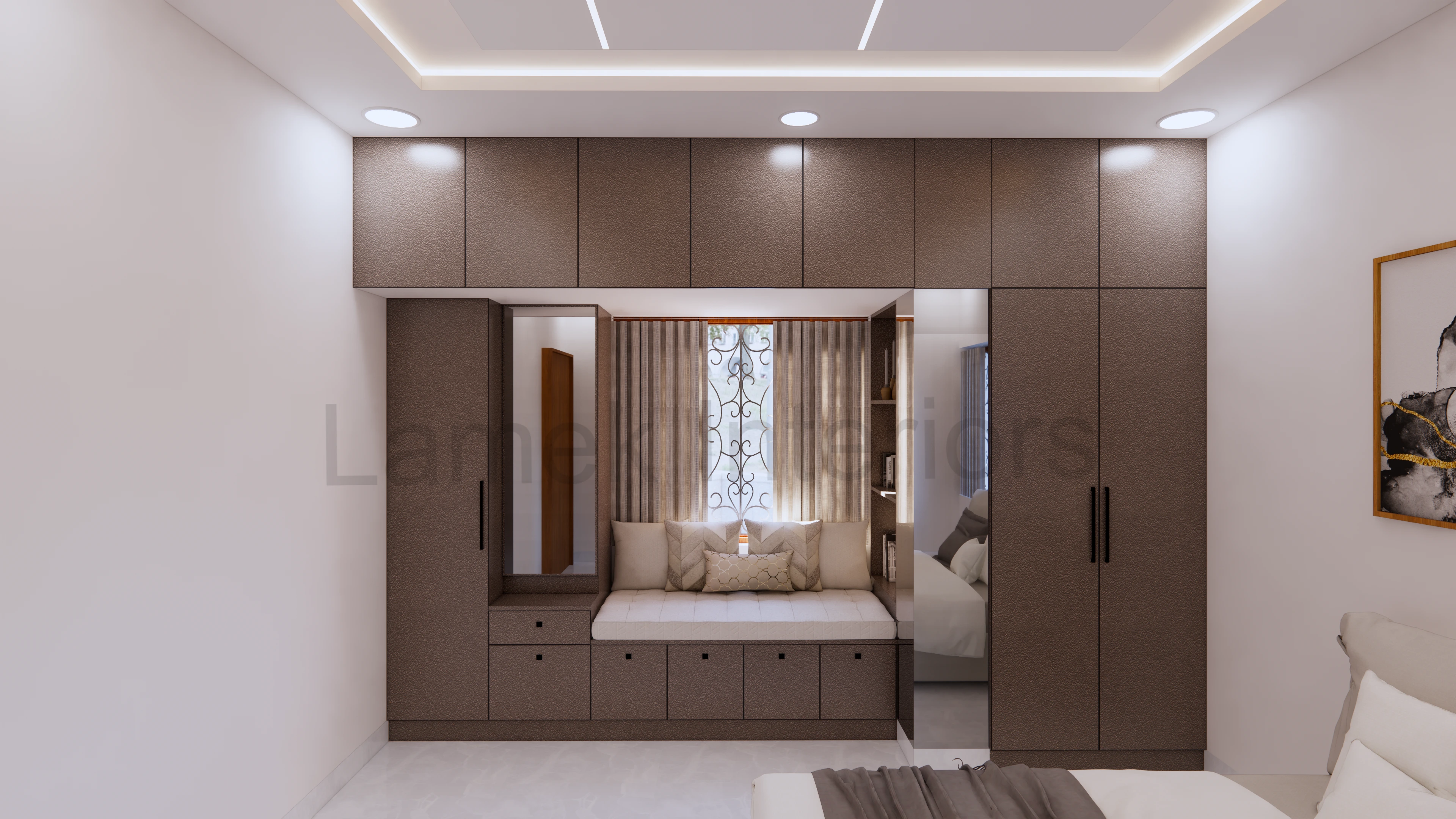 Wardrobe and storage by Lamek Interiors