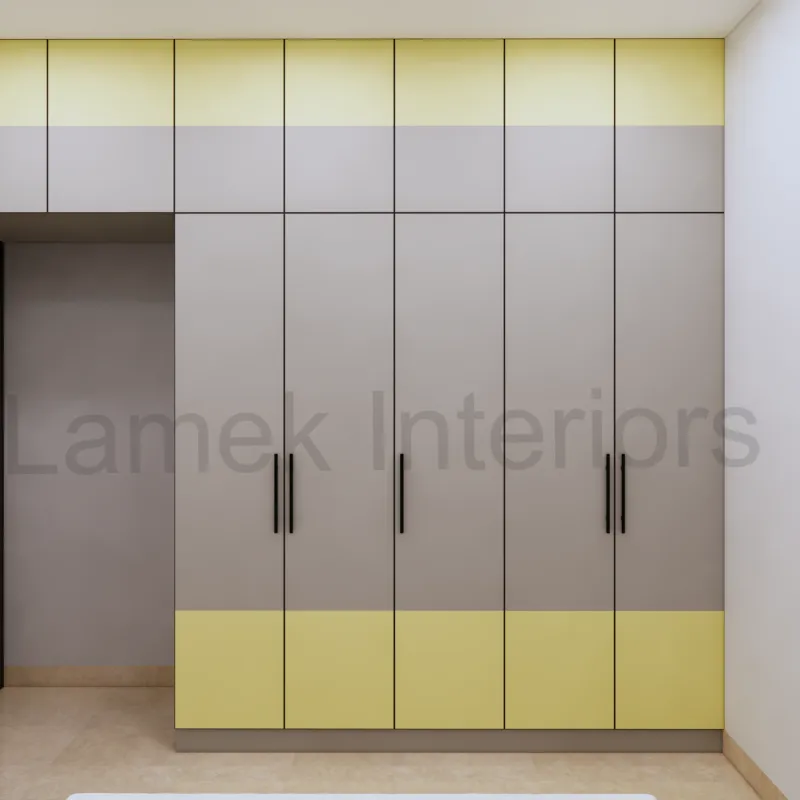 Fitted wardrobe built by Lamek Interiors