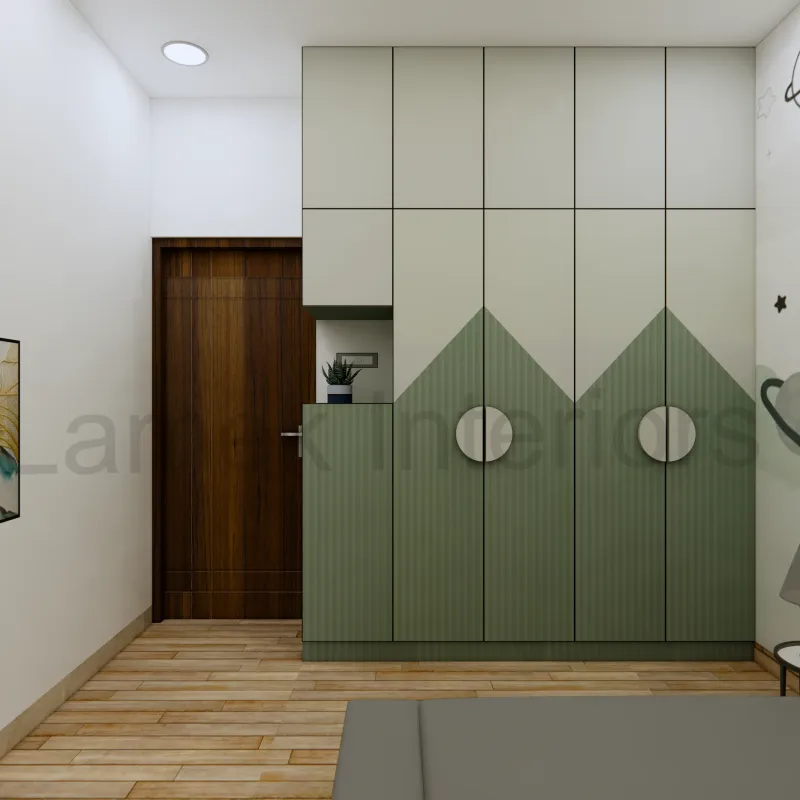 Fitted wardrobe built by Lamek Interiors