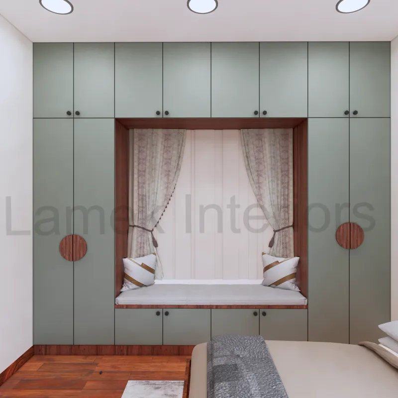 Fitted wardrobe built by Lamek Interiors