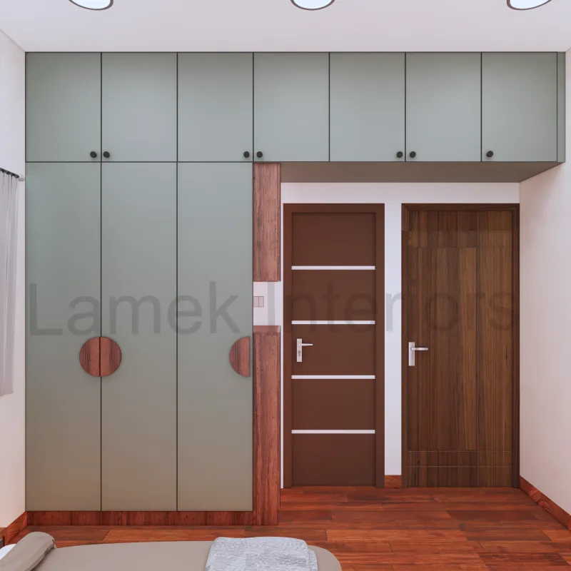 Fitted wardrobe built by Lamek Interiors