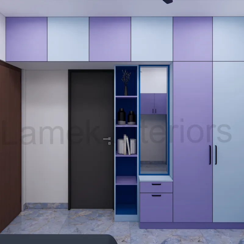 Fitted wardrobe built by Lamek Interiors