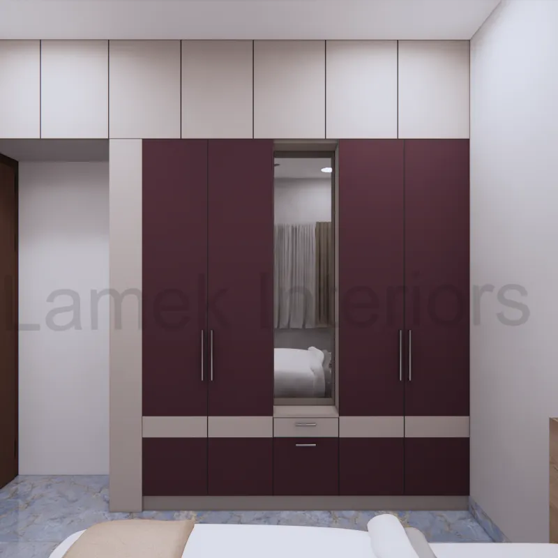 Fitted wardrobe built by Lamek Interiors