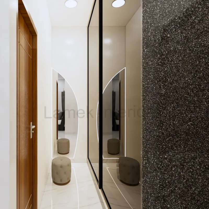 Fitted wardrobe built by Lamek Interiors