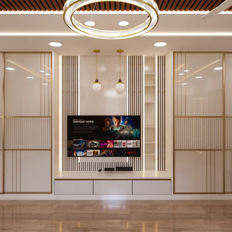 Fitted wardrobe built by Lamek Interiors